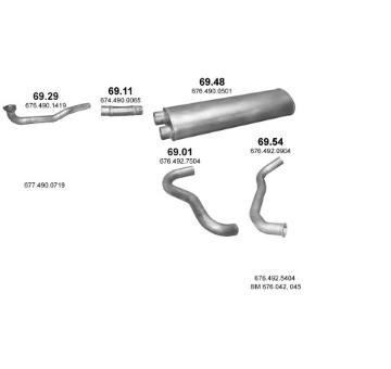 Výfukový systém POLMO POLMO01104