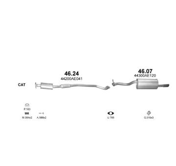 Výfukový systém POLMO POLMO01951
