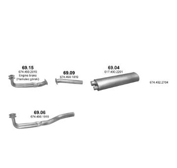 Výfukový systém POLMO POLMO01059