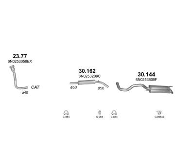 Výfukový systém POLMO POLMO00184