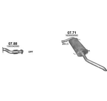 Výfukový systém POLMO POLMO01113