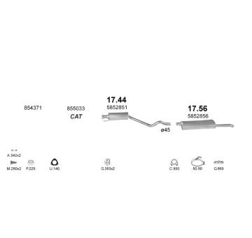 Výfukový systém POLMO POLMO00343