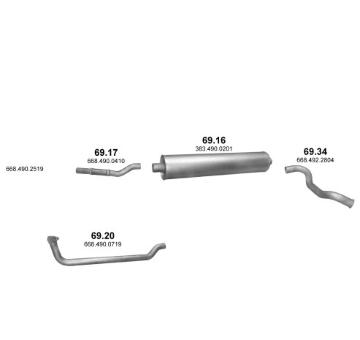 Výfukový systém POLMO POLMO00542