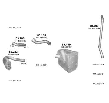 Výfukový systém POLMO POLMO01097