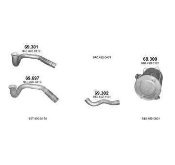 Výfukový systém POLMO POLMO06650