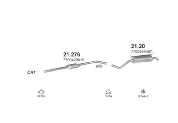 Výfukový systém POLMO POLMO00847