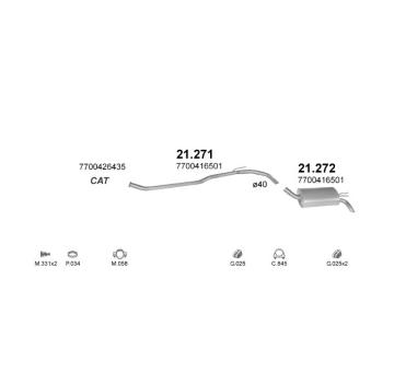 Výfukový systém POLMO POLMO09051