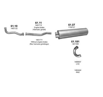 Výfukový systém POLMO POLMO00500