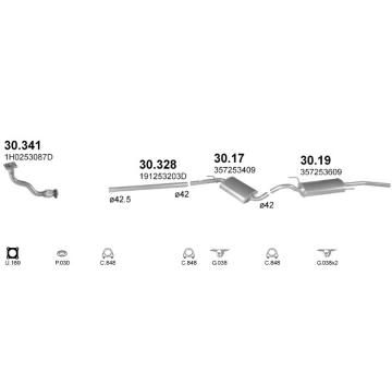 Výfukový systém POLMO POLMO01783