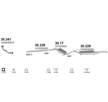 Výfukový systém POLMO POLMO01899