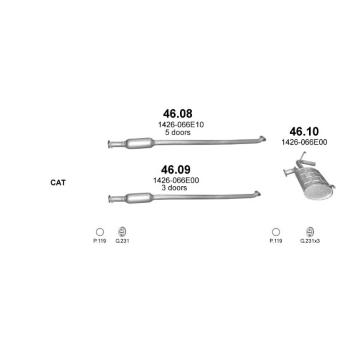 Výfukový systém POLMO POLMO99063