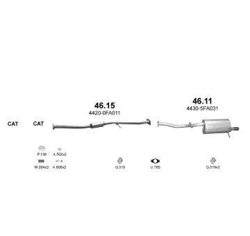 Výfukový systém POLMO POLMO00140