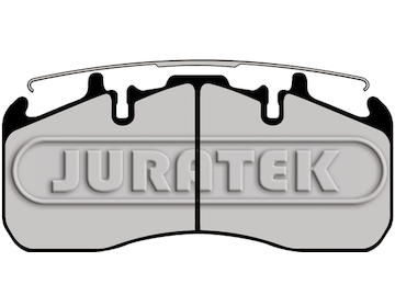 Sada brzdových destiček, kotoučová brzda JURATEK JCP013