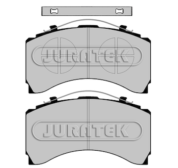 Sada brzdových destiček, kotoučová brzda JURATEK JCP1005