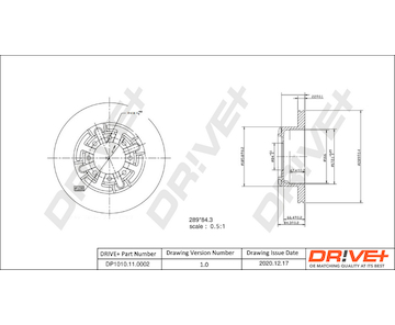 Brzdový kotouč Dr!ve+ DP1010.11.0002