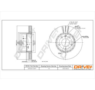 Brzdový kotouč Dr!ve+ DP1010.11.0347