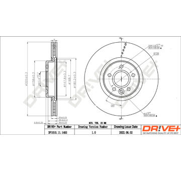 Brzdový kotouč Dr!ve+ DP1010.11.1465