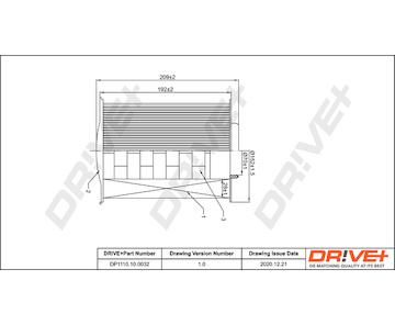 Vzduchový filtr Dr!ve+ DP1110.10.0032