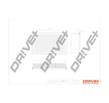 Vzduchový filtr Dr!ve+ DP1110.10.0039