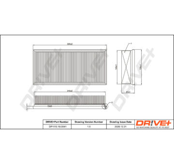 Vzduchový filtr Dr!ve+ DP1110.10.0041