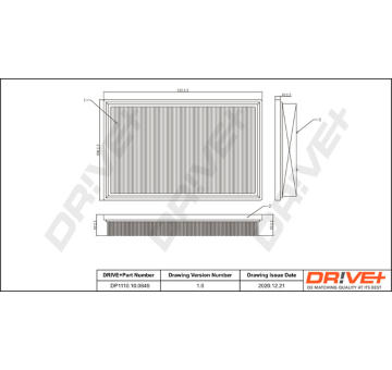 Vzduchový filtr Dr!ve+ DP1110.10.0072