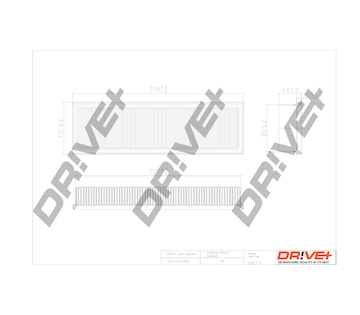 Vzduchový filtr Dr!ve+ DP1110.10.0090