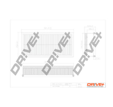 Vzduchový filtr Dr!ve+ DP1110.10.0096