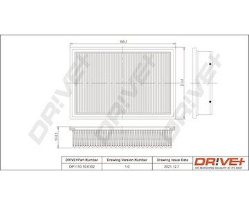 Vzduchový filtr Dr!ve+ DP1110.10.0102