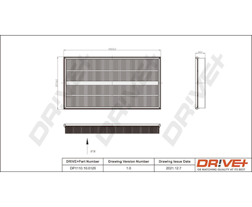 Vzduchový filtr Dr!ve+ DP1110.10.0126