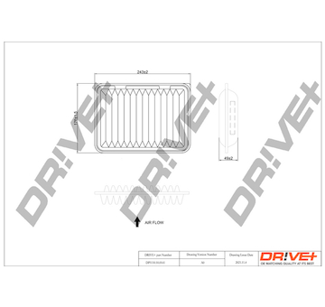 Vzduchový filtr Dr!ve+ DP1110.10.0141