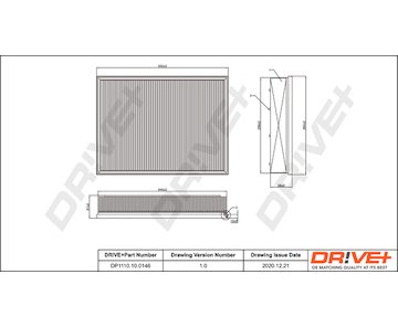 Vzduchový filtr Dr!ve+ DP1110.10.0146