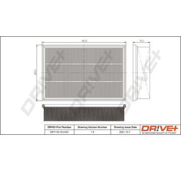Vzduchový filtr Dr!ve+ DP1110.10.0151