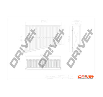 Vzduchový filtr Dr!ve+ DP1110.10.0167