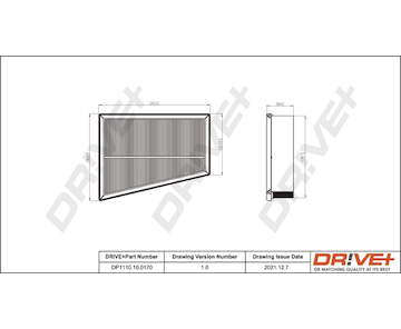 Vzduchový filtr Dr!ve+ DP1110.10.0170