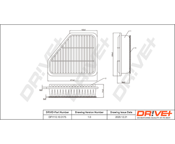 Vzduchový filtr Dr!ve+ DP1110.10.0175