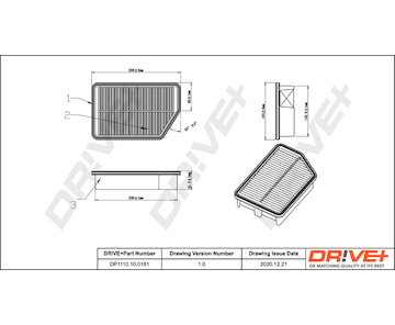 Vzduchový filtr Dr!ve+ DP1110.10.0181