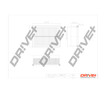 Vzduchový filtr Dr!ve+ DP1110.10.0185