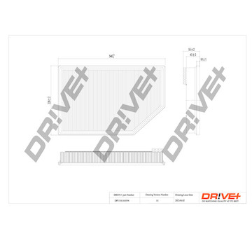 Vzduchový filtr Dr!ve+ DP1110.10.0194