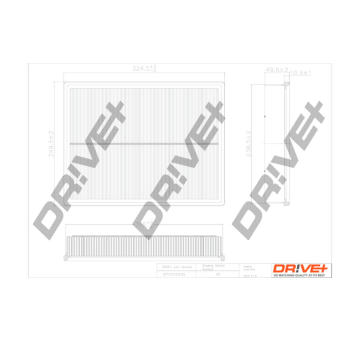 Vzduchový filtr Dr!ve+ DP1110.10.0195