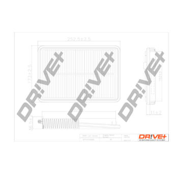 Vzduchový filtr Dr!ve+ DP1110.10.0200