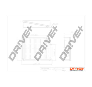 Vzduchový filtr Dr!ve+ DP1110.10.0201