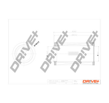 Vzduchový filtr Dr!ve+ DP1110.10.0204