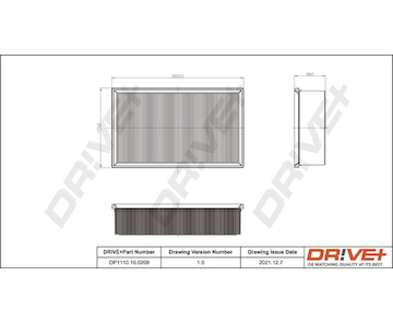 Vzduchový filtr Dr!ve+ DP1110.10.0208