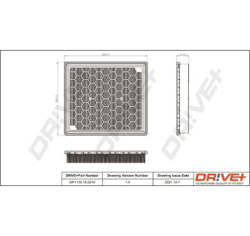 Vzduchový filtr Dr!ve+ DP1110.10.0210