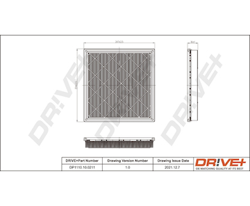 Vzduchový filtr Dr!ve+ DP1110.10.0211