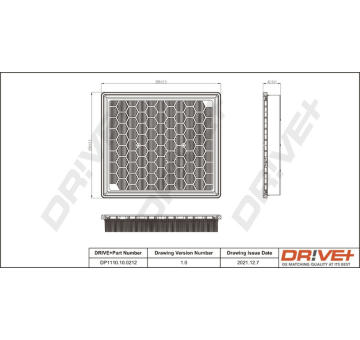 Vzduchový filtr Dr!ve+ DP1110.10.0212