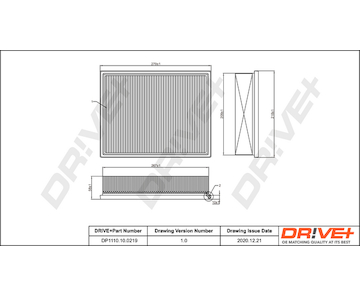 Vzduchový filtr Dr!ve+ DP1110.10.0219