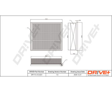 Vzduchový filtr Dr!ve+ DP1110.10.0221