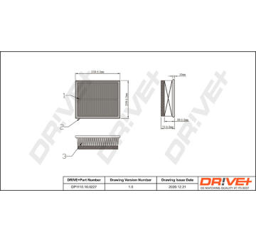 Vzduchový filtr Dr!ve+ DP1110.10.0227