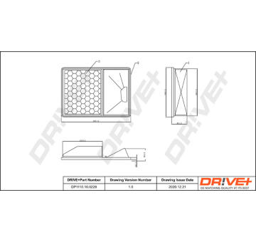 Vzduchový filtr Dr!ve+ DP1110.10.0228